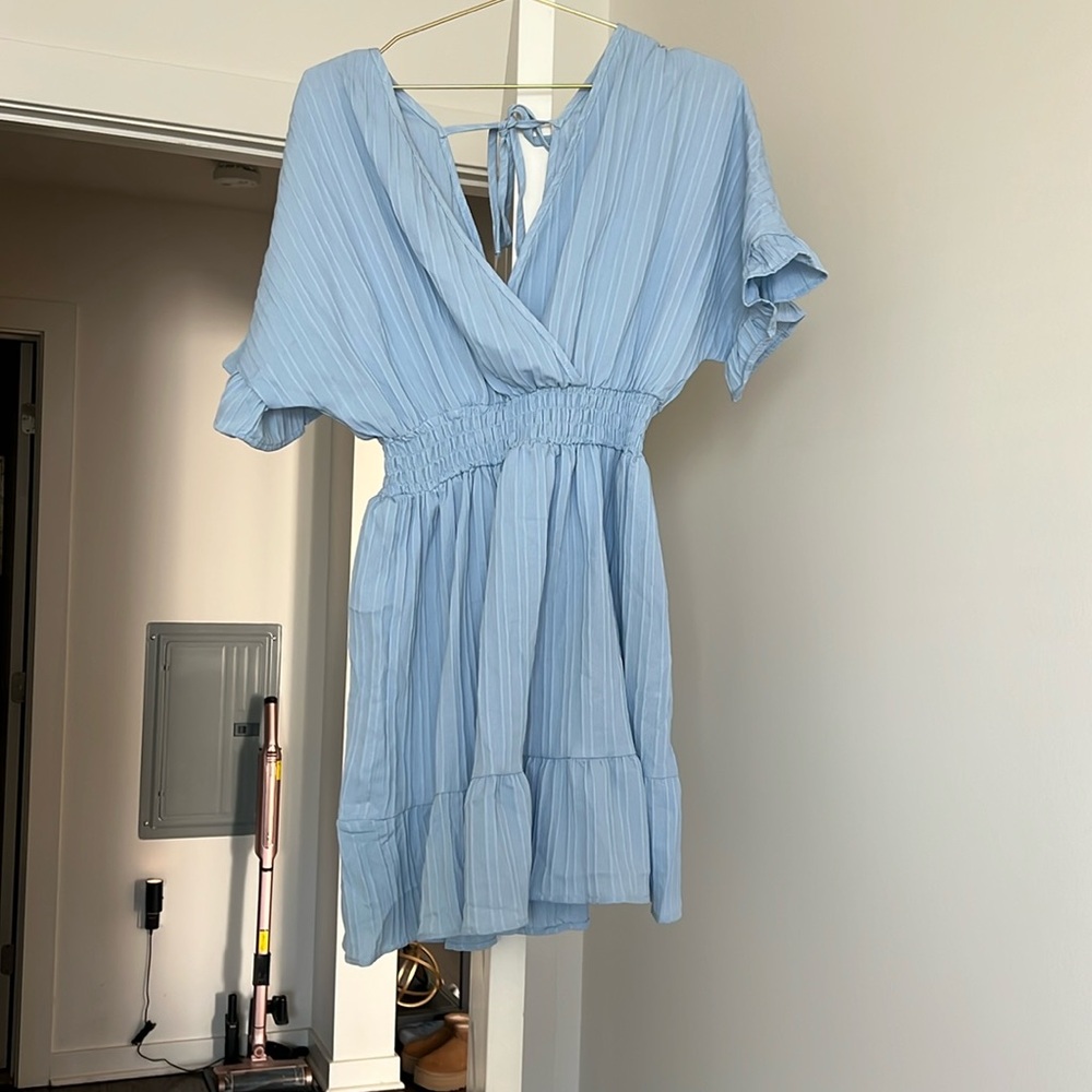 Blue dress